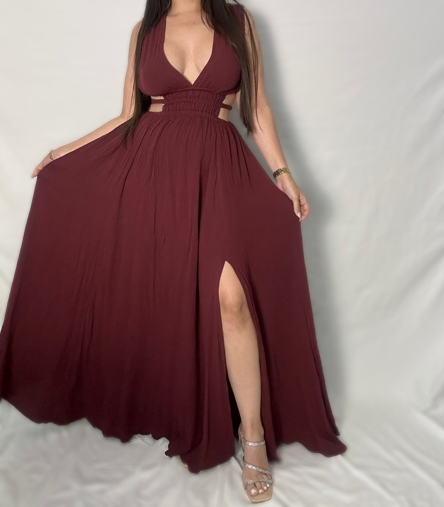 Wine Maxi Look