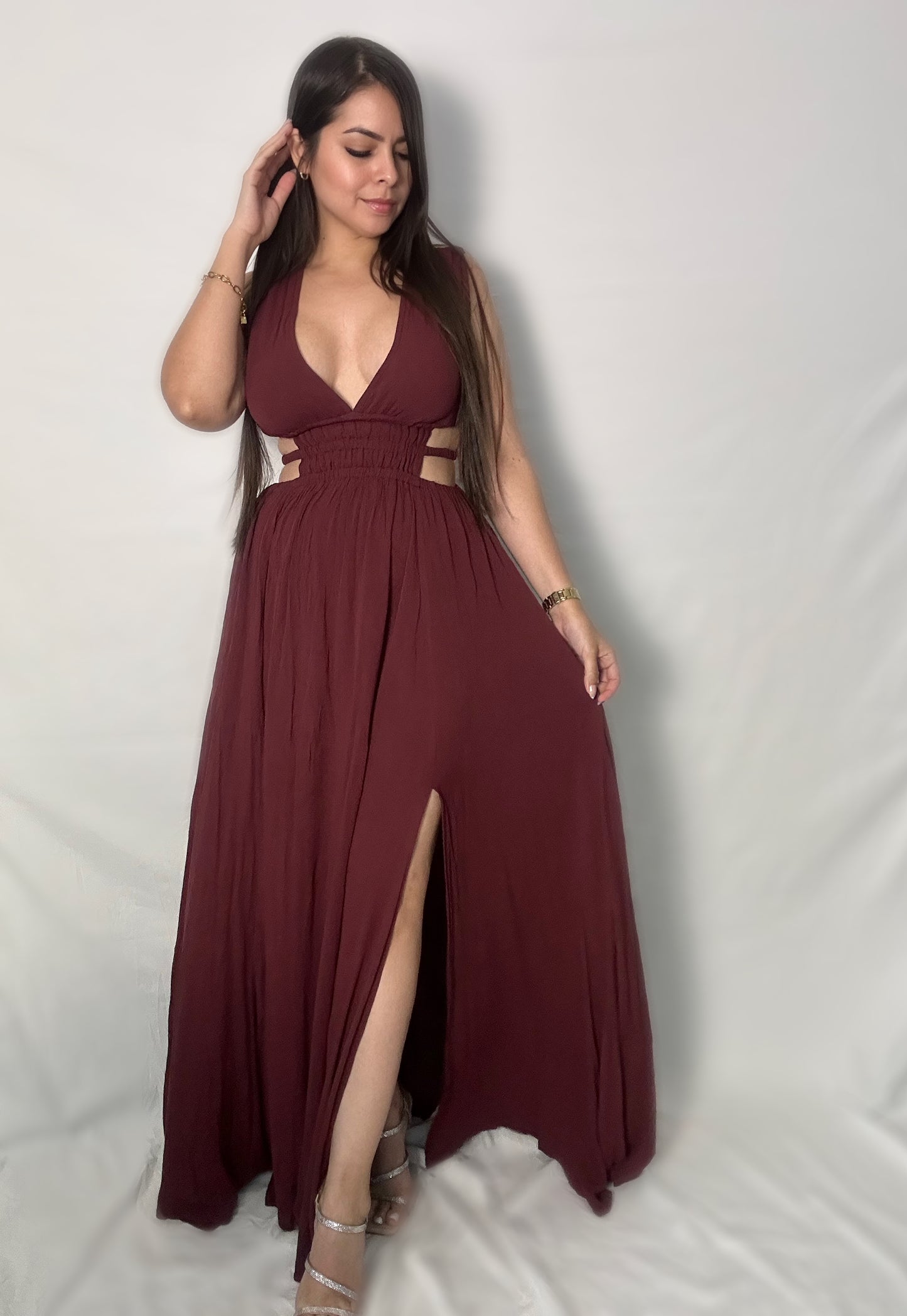 Wine Maxi Look