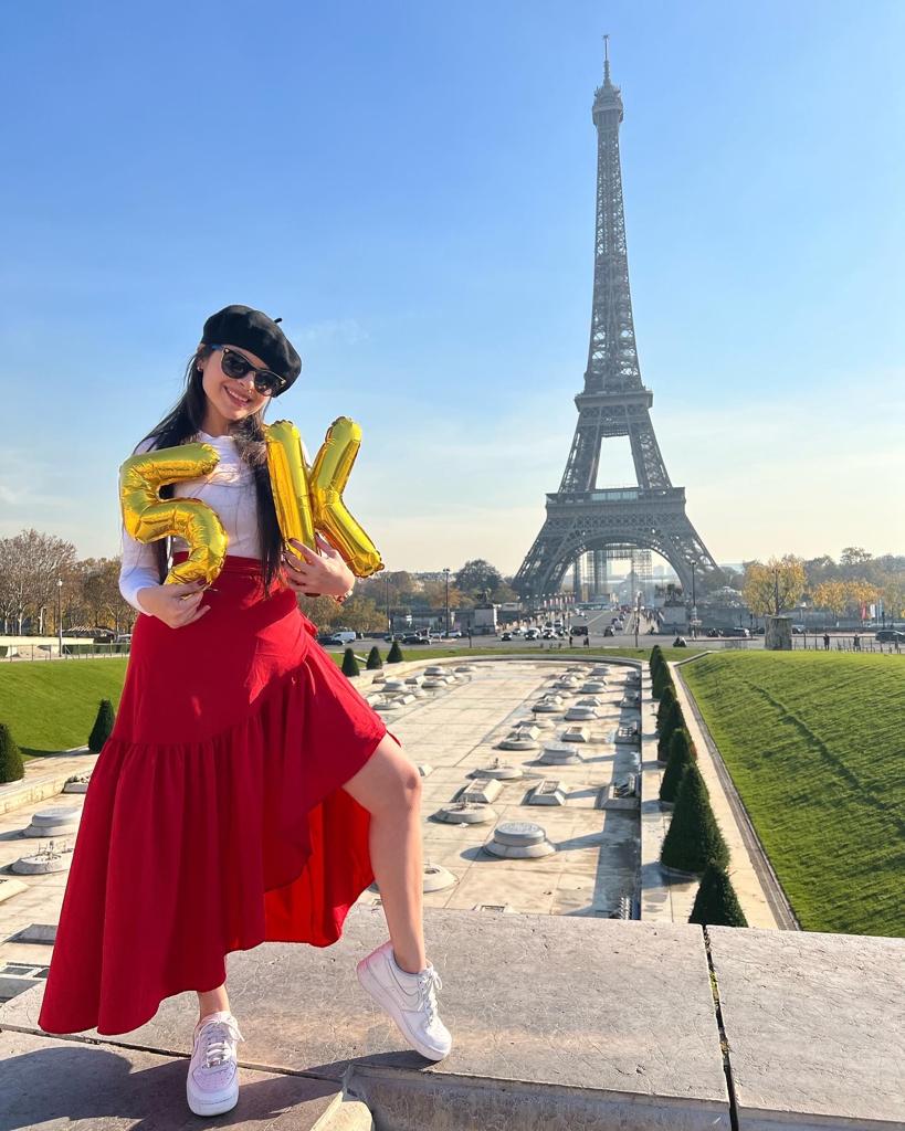 Luxury Paris Red Skirt